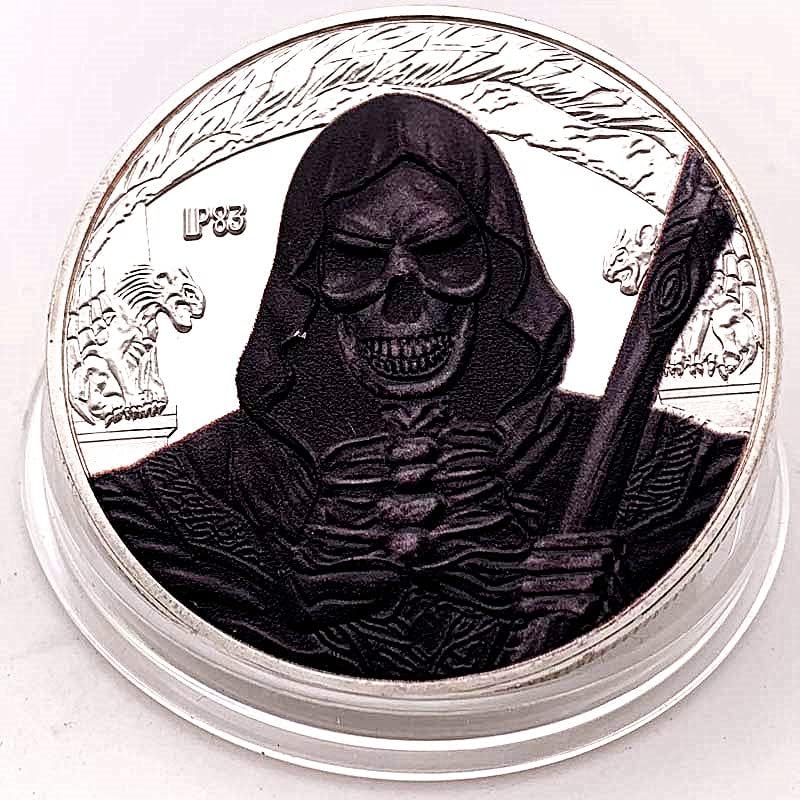 Europa i Sjedinjene Države Halloween Wizard srebrne suborane kovanice reljefnog kovanica Warrior Warrior Dark Knight Coin