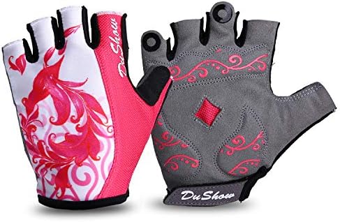 Dushow Biciklističke rukavice Žene Polujdžerska gel podstavljene rukavice za bicikle za žene Biciklišnji planinski put biciklom Biciklističke