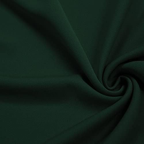 Evie Dark Hunter zelena poliesterska ronilačka tkanina sa dvostrukim pletenjem pored dvorišta-10021, uzorak/Swatch