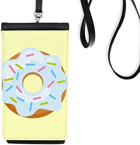 Plava krafna desert Sweet Food telefon novčanik torbica viseće mobilne torbice crni džep