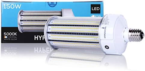 Hyperikon LED kukuruzna sijalica ulično svjetlo, 150W , vanjska rasvjeta E39 baza, vodootporna, kristalno Bijela, ul, DLC