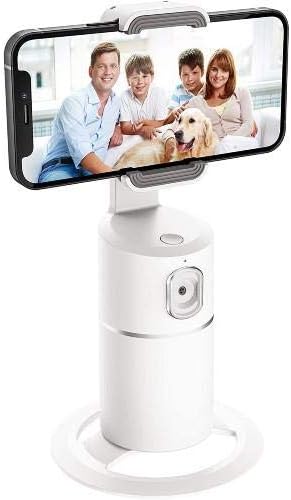Stalak i nosač za Apple iPhone XR - Pivottrack360 Selfie stalak, praćenje lica okretnog postolja za Apple iPhone XR - zimska bijela