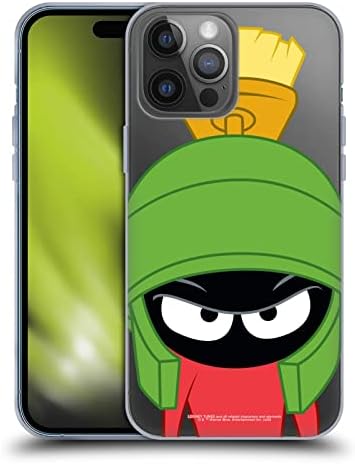 Dizajni za glavu Službeno licencirani Looney Tunes Marvine Martian Likovi Mekani gel Case kompatibilan sa Apple iPhone 14 Pro max