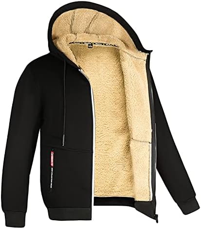 ADSSDQ muške jakne i kaputi, dugih rukava Osnovna jakna od plaže Muškarci Plus size čvrsti gusti kaputi Super3