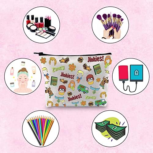 TSOTMO Cartoon Movie Makeup torba Mystery Machine poklon Jinkies And Zoinks torbica sa patentnim zatvaračem torba za šminkanje