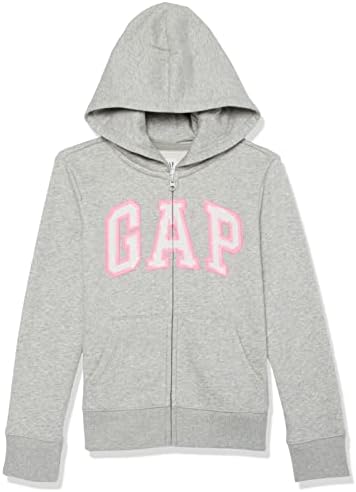 GAP Girls 'logo Hoodie s kapuljačom puni zip dukserir