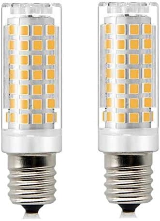 E17 LED sijalica sa mogućnošću zatamnjivanja, toplo bela 3000k za mikrotalasnu pećnicu, 70w ekvivalent halogene sijalice, 2 pakovanja